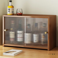 Small Wine Rack for Home Living Room, 2025 New Model Wine Display Shelf, Simple Red Wine Cabinet (Not Solid Wood)