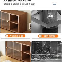 Small Wine Rack for Home Living Room, 2025 New Model Wine Display Shelf, Simple Red Wine Cabinet (Not Solid Wood)