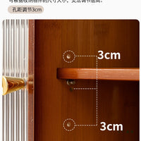 Small Wine Rack for Home Living Room, 2025 New Model Wine Display Shelf, Simple Red Wine Cabinet (Not Solid Wood)