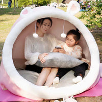 Giant Human-Sized Dog Bed Lazy Sofa Cat Bed Single Bedroom Plush Cute Girls Sleeping Nest