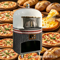 Italian Pizza Electric Kiln Oven 600°C Neapolitan Gas Wood Fired Pizza Oven 1200 Pizza Kiln