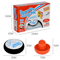 Electric Hover Hockey Game for Kids 3+, Indoor Air Hockey Puck Toy with 2 Play Styles