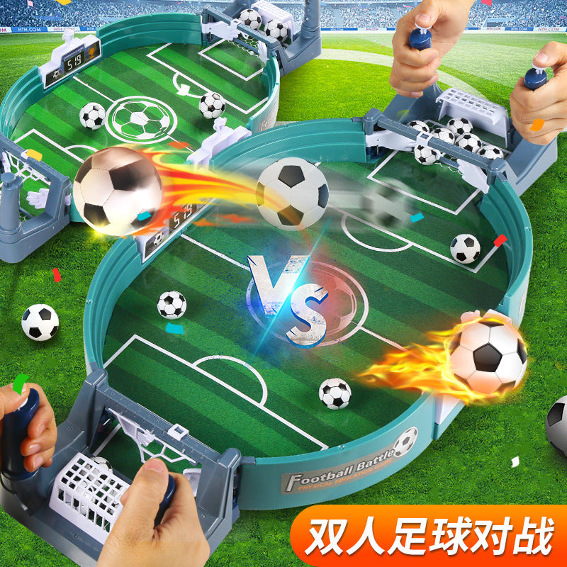 Kids Tabletop Foosball Game, 2 Player Interactive Educational Toy for 3-9 Year Old Boys, Board Game