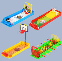 Mini Tabletop Sports Game for Kids - Basketball, Ice Hockey, and Stacking Fun - Two-Player Interactive Finger Sports Toy