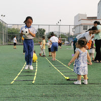 Agility Ladder Training Set for Speed and Footwork Drills - Fixed Jump Grid for Basketball, Soccer, and Fitness