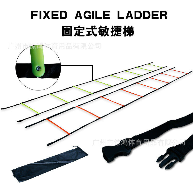 Fixed Agility Ladder, Speed Training Ladder for Fitness, Exercise, and Athletic Training