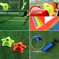 Soccer Training Equipment Set, Agility Ladder, Cones, Discs for Basketball, Taekwondo, Football
