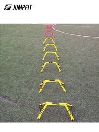 JUMPFIT Hexagonal Agility Ladder for Soccer Training, Detachable Agility Rings for Kids' Physical Fitness and Home Exercise