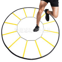 Agility Ladder Speed Training Equipment for Footwork and Energy Drills, Round Rung Design