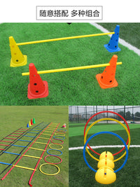 Agility Training Set for Kids - Hurdles, Cones, Rings for Soccer and Sports Practice