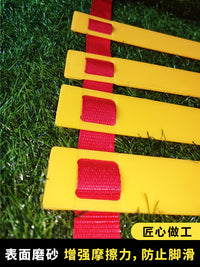 Agility Ladder Training Equipment for Kids Basketball Soccer Physical Fitness Multi-functional Soft Ladder Jump Grid Ladder