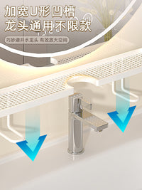 Luxury Minimalist Bathroom Sink Organizer Shelf for Toiletries and Skincare Products