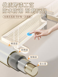 Luxury Minimalist Bathroom Sink Organizer Shelf for Toiletries and Skincare Products