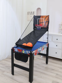 4-in-1 Kids Game Table, Mini Pool, Foosball, Table Tennis, and Air Hockey