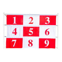 9-Grid Soccer Goal Target Practice Game for Kids and Adults - World Cup Penalty Shootout Fun