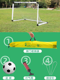Foldable Soccer Goal for Kids, Portable Indoor Outdoor Training Toy for Kindergarten and Primary School Students