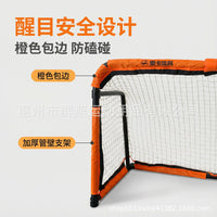 Portable Folding Soccer Goal for Kids - Metal Frame Football Net for Training and Practice