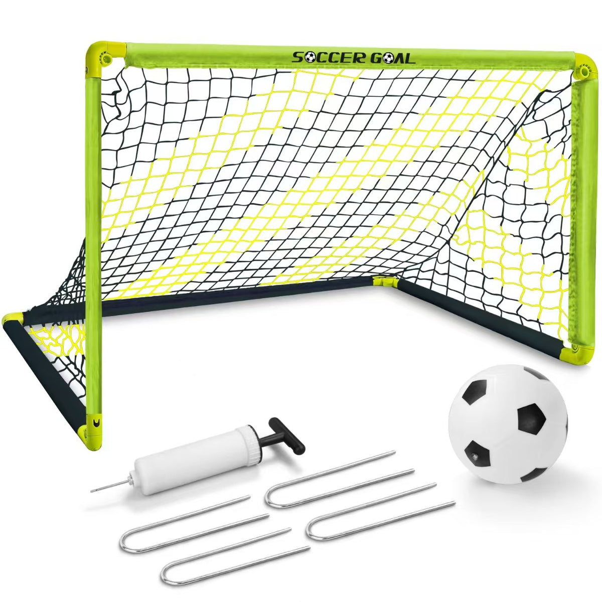 Kids Portable Outdoor Soccer Goal for Training and Kindergarten Sports