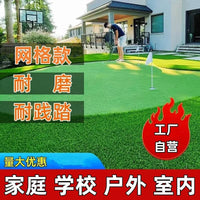 Zheshuo Artificial Grass Turf Rug for Balcony Decor, Outdoor Kindergarten Plastic Fake Grass Mat