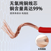 Guangdong Zhujiang ZC-BVR Flame Retardant Multi-Strand Household Electrical Wire, National Standard 1.5-10 sq mm