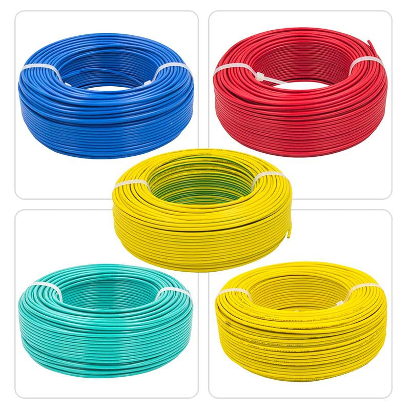 Permanent BVR Single Core Multi-strand Copper Wire Soft Cable 2.5mm² 4mm² National Standard Copper Core Electrical Wire