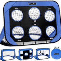 Kids 4-in-1 Portable Detachable Multi-Purpose Soccer Goal Training Net Set