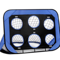Kids 4-in-1 Portable Detachable Multi-Purpose Soccer Goal Training Net Set
