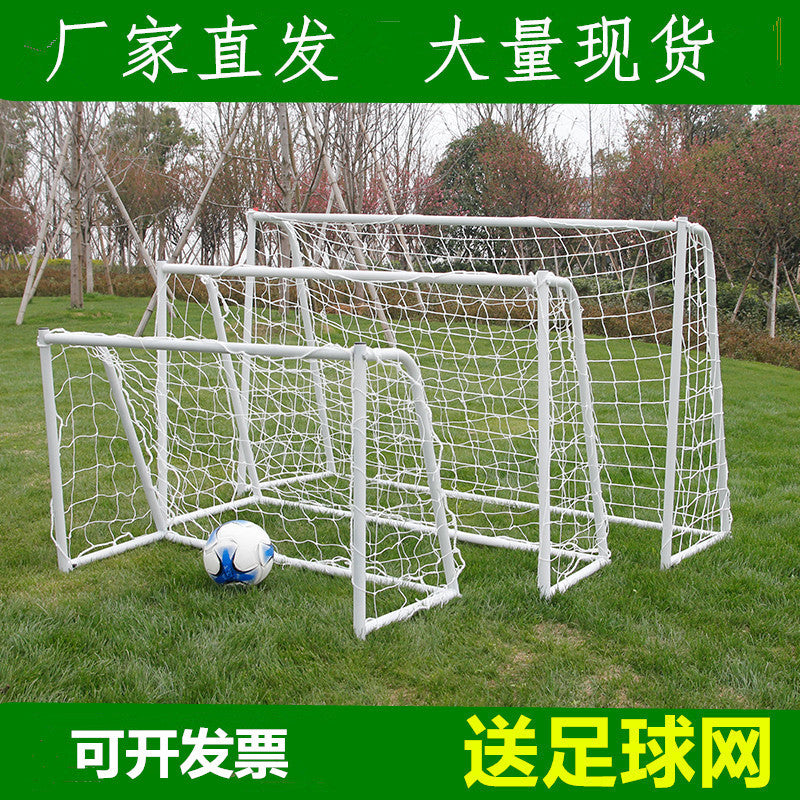 Portable Youth Soccer Goal Training Net for Kids - Standard Size Football Rebounder