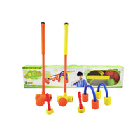Kids Outdoor Soccer Goal Toy Set - Sensory Training Equipment for Parent-Child Games & Croquet