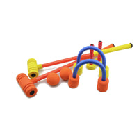 Kids Outdoor Soccer Goal Toy Set - Sensory Training Equipment for Parent-Child Games & Croquet