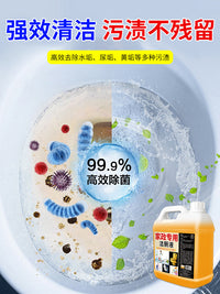 Powerful Toilet Bowl Cleaner Liquid for Descaling, Deodorizing, and Stain Removal - Fresh Scent