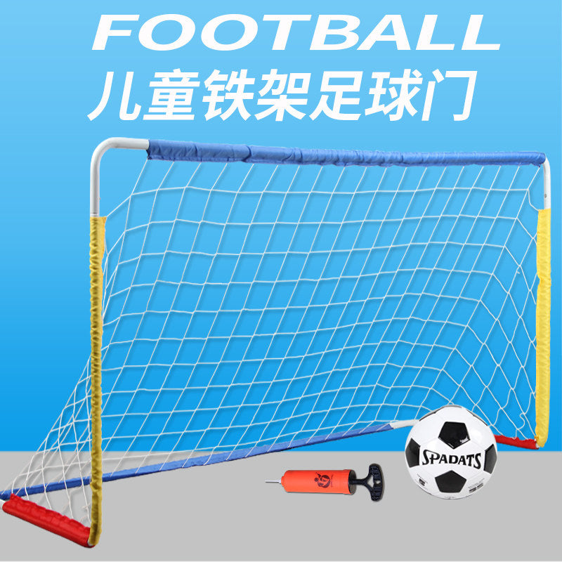Kids Soccer Goal, Portable & Foldable Mini Football Net for Indoor Outdoor, 5-A-Side Soccer Frame