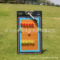 Volleyball Magnetic Tactic Board Coach Erase Command Teaching Board Foldable Training Equipment