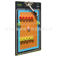 Volleyball Magnetic Tactic Board Coach Erase Command Teaching Board Foldable Training Equipment