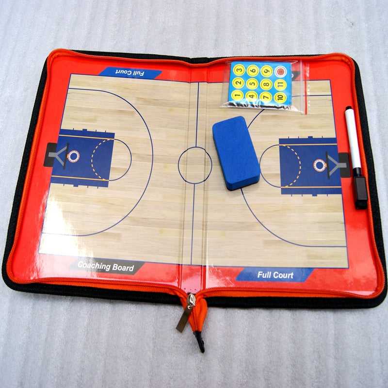 Magnetic Foldable Zippered Tactical Board for Basketball and Soccer Coaching