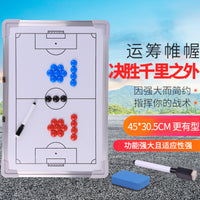 Magnetic Soccer Basketball Coaching Board Erasable Demonstration Command Board for Game Practice and Tactical Drills