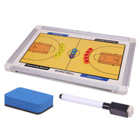 Magnetic Soccer Basketball Coaching Board Erasable Demonstration Command Board for Game Practice and Tactical Drills