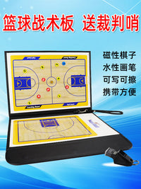 Basketball Soccer Coaching Board Magnetic Tactical Clipboard with Zipper for Training and Game Instruction