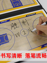 Basketball Soccer Coaching Board Magnetic Tactical Clipboard with Zipper for Training and Game Instruction