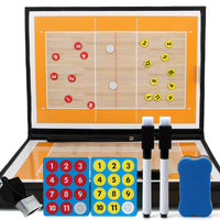 Volleyball Equipment Referee Coach Supplies Foldable Magnetic Tactic Board Erasable Command Board for Instruction