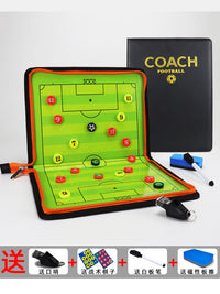 Portable Folding Magnetic Coaching Board for Soccer and Basketball - Premium Tactical Training Board for 5-a-side Games