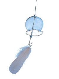 Japanese Style Clear Glass Wind Chime DIY Material Kit for Outdoor Balcony, Kindergarten Hand-Painted Bell