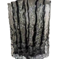 Luxury Italian Style Glass Vase for Hydroponic Fresh Flowers and Dried Flowers, Living Room Dining Table Decor
