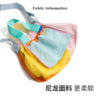 CKKUI Color Block Dumpling Bag Singapore Designer Tote Foldable Dopamine Shoulder Crossbody Bag