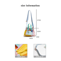 CKKUI Color Block Dumpling Bag Singapore Designer Tote Foldable Dopamine Shoulder Crossbody Bag