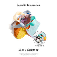 CKKUI Color Block Dumpling Bag Singapore Designer Tote Foldable Dopamine Shoulder Crossbody Bag