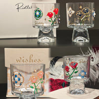 Hand-Painted Stained Glass DIY Kit Goblet Glass Painting No-Bake Pigments High-End Women's Salon Team Building