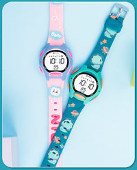 Dinosaur Waterproof Kids Watch for Girls Boys, Luminous Small Dial Electronic Wristwatch for Kindergarten Primary School Students