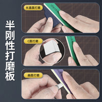 Gundam Model Polishing Stick Set for Gate Mark Removal and Surface Finishing - Semi-Rigid, Effortless, and Fast