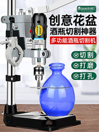 Multi-functional Bottle Cutter and Grinder Tool for Glass Bottles, Ceramic Pots, and Drilling